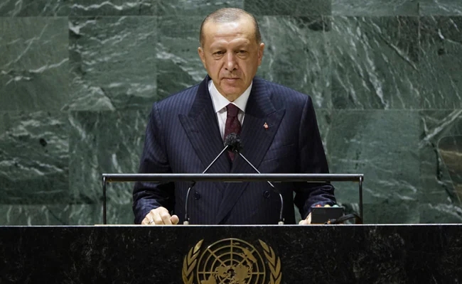 Erdogan raises Kashmir issue in UN General Assembly