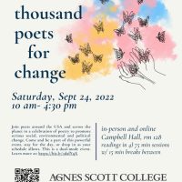 100 Thousand Poets for Change Poetry Reading